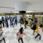 Hallway camera in a school providing a safe and secure learning environment, How to optimize school safety for COVID-19