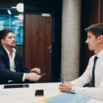 Human Resources team conducting internal investigations with current employees